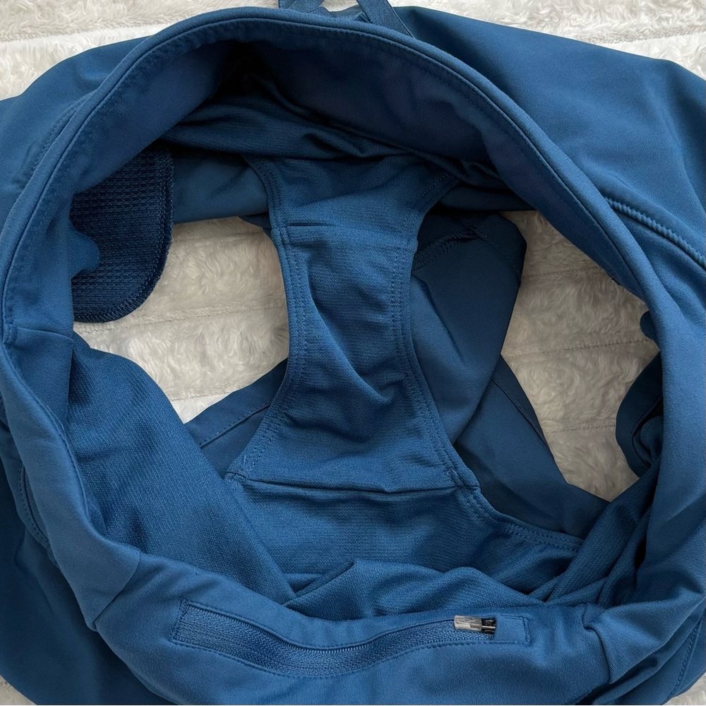 REEBOK Blue Athletic Running Shorts Women’s Medium Drawstring Lined - Picture 7 of 8